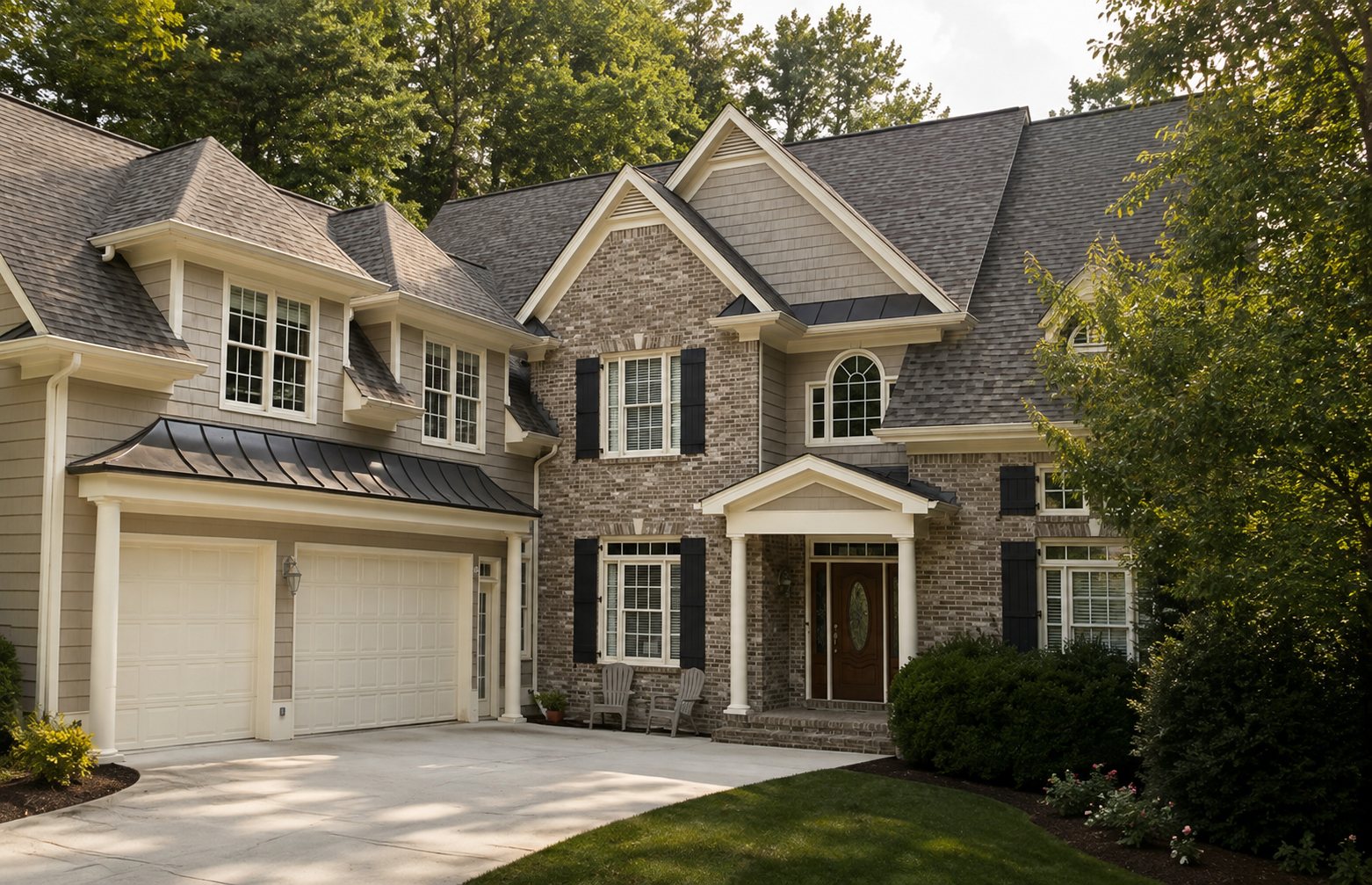 A traditional home listed by Jessica DiCentes